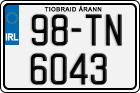 License plate of Ireland, Regular plates