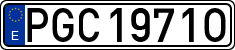 License plates of Spain, Official and military plates