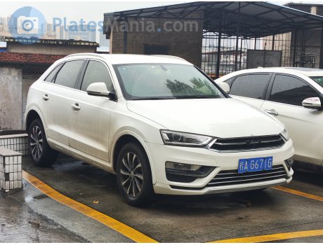 桂A·G671G, Zotye SR7