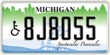 Michigan, Vehicles for disabled persons (1A2345)