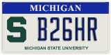 Michigan, Specialty plates (A12BC)