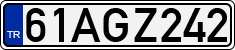 License plate of Turkey, Regular plates