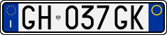 License plate of Italy, Cars (1994 year series)