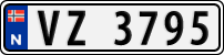 License plate of Norway, Trailers, motorcycles, special vehicles