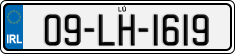 License plate of Ireland, Regular plates