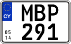 License plate of Cyprus, Regular plates