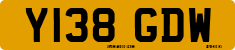 License plate of the United Kingdom, 1983 year system