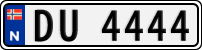 License plate of Norway, Trailers, motorcycles, special vehicles