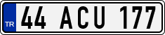 License plate of Turkey, Regular plates