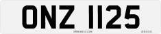 License plate of the United Kingdom, Northern Ireland (1966)