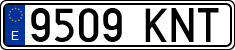 License plates of Spain, Ordinary (2000)