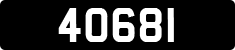 License plate of Guernsey, Regular plates