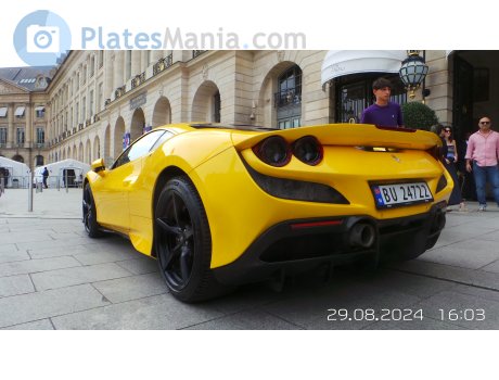 BU 24722, Ferrari F8