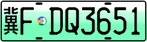 License plate of China, Electric vehicles