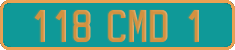 French license plate, Diplomatic