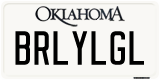 Oklahoma, Vanity Plates