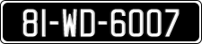 License plate of Ireland, Regular plates