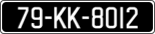 License plate of Ireland, Regular plates