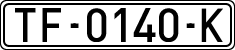 License plates of Spain, 1971 year series