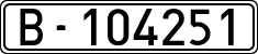 License plates of Spain, 1900 year series