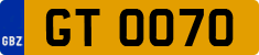 License plate of Gibraltar, Trailers