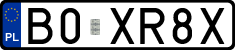 License plates of Poland, Vanity Plates