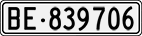 License plate of Switzerland, Cars