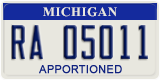 Michigan, Apportioned (RA 12345)