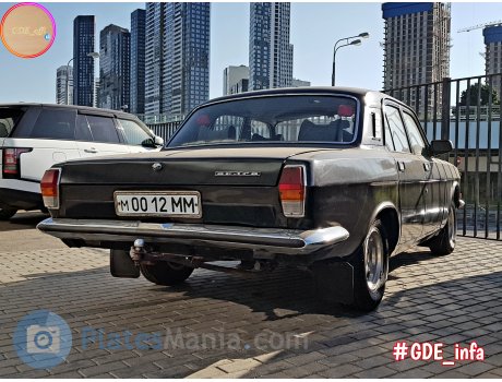 м 0012 ММ, GAZ 24 Волга