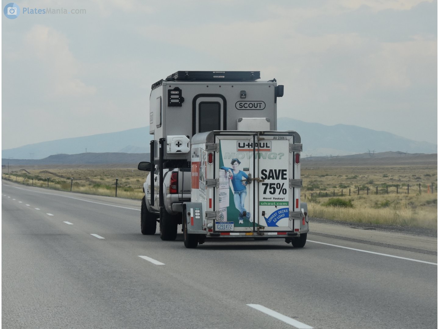 C291472, U-Haul 5' x 8' Cargo Trailer (AV) 