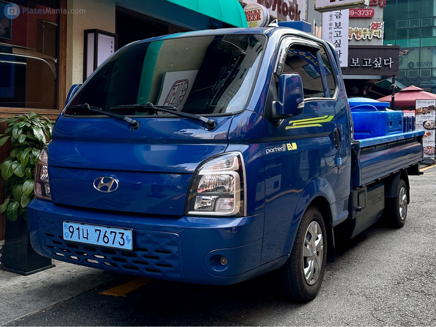 91나 7673, Hyundai Porter 4th gen II EV (AU), 2020–
