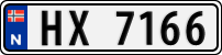 License plate of Norway, Trailers, motorcycles, special vehicles