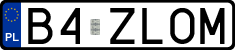 License plates of Poland, Vanity Plates