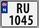 License plate of Norway, Trailers, motorcycles, special vehicles