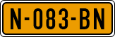 License plate of the Netherlands, Cars