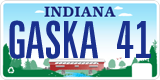 Indiana, Vanity Plates