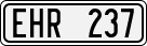 License plate of Sweden, Regular plates