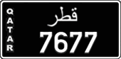 7677