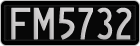 License plate of New Zealand, AB1(234)