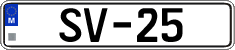 License plate of Malta, High authorities (GM-12)