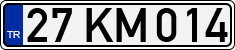 License plate of Turkey, Regular plates