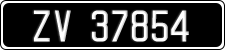 License plate of Ireland, Oldtimers