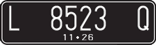 License plate of Indonesia, Regular plates
