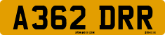 License plate of the United Kingdom, 1983 year system