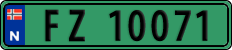 License plate of Norway, Commercial vehicles