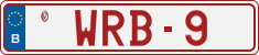 License plate of Belgium, Vanity Plates (2014)