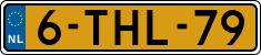 License plate of the Netherlands, Cars