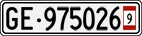 License plate of Switzerland, Provisional