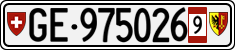 License plate of Switzerland, Provisional