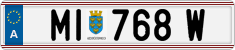 License plate of Austria, Regular plates